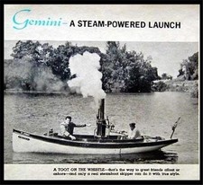 Steam powered launch for sale  Diamond Point