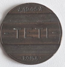 Raro originale gettone usato  Roma