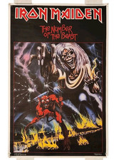 Pôster original vintage 1982 Iron Maiden The Number Of The Beast fã clube comprar usado  Enviando para Brazil