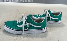 Tênis de skate masculino VANS Old School verde lona e camurça cano baixo, tamanho M8,5 W10 comprar usado  Enviando para Brazil