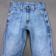 Usado, Calça jeans masculina Levis 30x32 azul carpinteiro leve lavada desbotada assinatura comprar usado  Enviando para Brazil