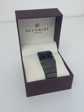 Mens accurist ceramic for sale  LINCOLN