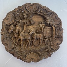 Vintage carved plate for sale  Florence