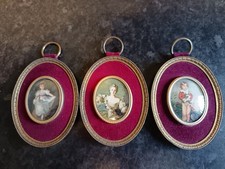 Vintage miniature portraits. for sale  MANCHESTER