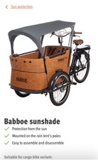 Babboe sunshade. blue for sale  LONDON