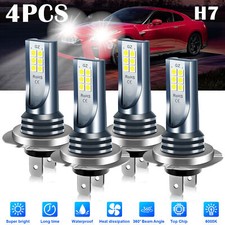 Kit de lâmpada de farol de LED 4x H7 feixe alto baixo 220W 60000LM super brilhante 6000K branco comprar usado  Enviando para Brazil