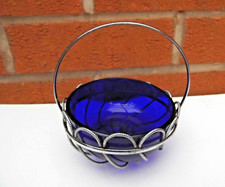 Vintage cobalt blue for sale  REDDITCH