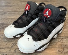 Nike Air Jordan 6 anéis masculino masculino tamanho 7 feminino 8,5 preto branco vermelho academia comprar usado  Enviando para Brazil