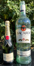 Bacardi liter empty for sale  SKEGNESS