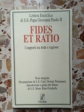 Fides ratio lettera usato  Torino