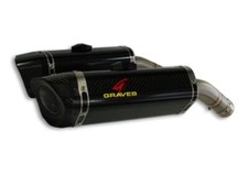 Escape de titânio Graves Motorsports LINK R1 Cat Back Slip-on, usado comprar usado  Enviando para Brazil