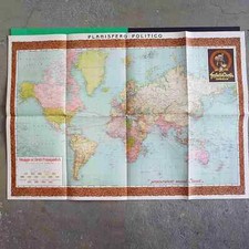 Planisfero politico omaggio usato Planisfero politico omaggio usato  Vaiano Cremasco