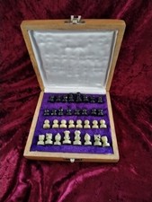 Travelling marble chess for sale  SIDMOUTH