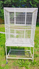 Large metal budgie for sale  BLACKPOOL