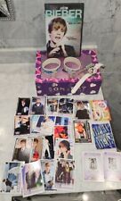 Justin Bieber Fan Box 2011, Relógio, 2 Pulseiras Fan Club, DVD, Algum Dia, Cartões comprar usado  Enviando para Brazil