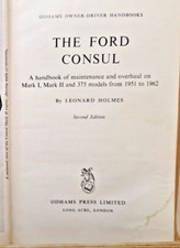 Ford consul handbook for sale  DUNFERMLINE
