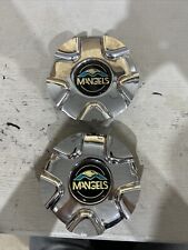 Tampas de centro de roda personalizadas Mangels Wheels cromadas #PDAC-7664 15" comprar usado  Enviando para Brazil