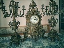 Orologio tavolo ottone usato  Trieste