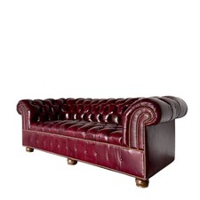 Vintage tufted oxblood for sale  Swedesboro