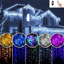 Led lichterkette eisregen gebraucht kaufen  Bremen