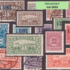 Usado, Abstimmungsgebiet Schleswig: Postfrisch, Ungebraucht, Gestempelt Auswahl comprar usado  Enviando para Brazil