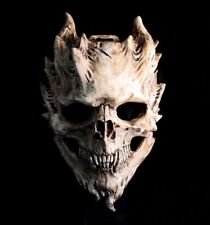 Máscara de terror caveira guerreiro demônio capacete máscara anúbis Halloween cosplay comprar usado  Enviando para Brazil