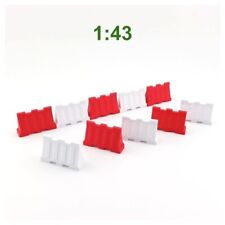 10x bloc chantier séparateur de voie 1/43 construction transport route jersey na sprzedaż  Wysyłka do Poland