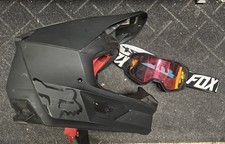 Capacete Fox Racing V1 2XL (motocicletas, bicicletas sujas, etc.) Com óculos comprar usado  Enviando para Brazil