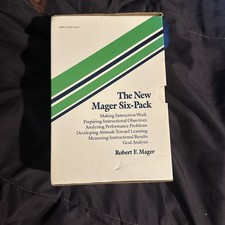 THE NEW MAGER SIX PACK ROBERT F. MAGER BOOK SET 6 BOOKS W/ SLIPCASE EXCELLENT comprar usado THE NEW MAGER SIX PACK ROBERT F. MAGER BOOK SET 6 BOOKS W/ SLIPCASE EXCELLENT comprar usado  Enviando para Brazil