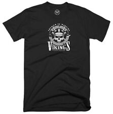 Vikings skull shirt for sale  LONDON