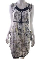 Wearhouse Rozmiar M Biała Długość do kolan Sukienka shift Bez rękawów na sprzedaż  PL