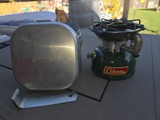 Fogão Coleman Sportster 502-700 vintage 12/68 com estojo/panela de alumínio BOM comprar usado  Enviando para Brazil