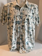 Camisa Quiksilver Estilo Hawaiian Aloha Skeleton Roman Centurion Surf Outrigger G comprar usado  Enviando para Brazil