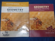 Jacobs Geometry Textbook & Solutions Manual; MasterBooks Curriculum comprar usado  Enviando para Brazil
