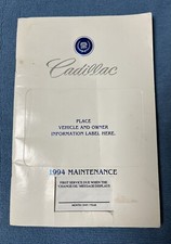 1994 cadillac maintenance for sale  Marietta