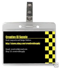 Badge clips pvc for sale  Los Angeles
