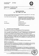 Harley davidson teilegutachten gebraucht kaufen  Hohenroda