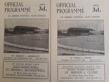 Scottish football programmes for sale  EDINBURGH