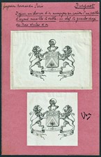 Burguet libris blason gebraucht kaufen  Seubersdorf