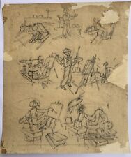 Dessin ancien original d'occasion  Paris IX