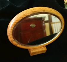 oval wall mirror oak mount for sale oval wall mirror oak mount for sale Forest Park