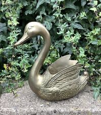 Vintage brass swan for sale  STROUD