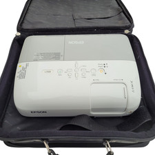 Projetor Epson H283A SVGA 3LCD portátil branco LCD sem controle remoto com estojo de cabos comprar usado  Enviando para Brazil