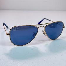 Óculos Ray-Ban RJ 9506S 223/1U 52/14/125 armação de ouro azul apenas 52-14 comprar usado  Enviando para Brazil