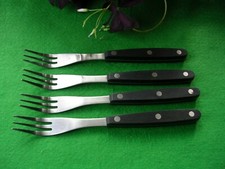 Four stainless teak for sale  BURNTISLAND
