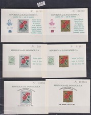 LL EL SALVADOR - MNH - PERF+IMPERF - FLORES, PESSOAS FAMOSAS - SOBREIMPRESSÃO comprar usado  Enviando para Brazil