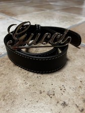 Cintura gucci corsivo usato  Lissone