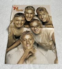 Usado, Pôster 'Nsync década de 1990 NSYNC boyband revista de música alemã pipoca rara década de 1990 comprar usado  Enviando para Brazil