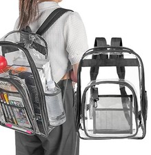 Clear backpack heavy for sale  UK