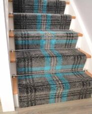 Blaublau tartan treppenteppich gebraucht kaufen  Versand nach Germany